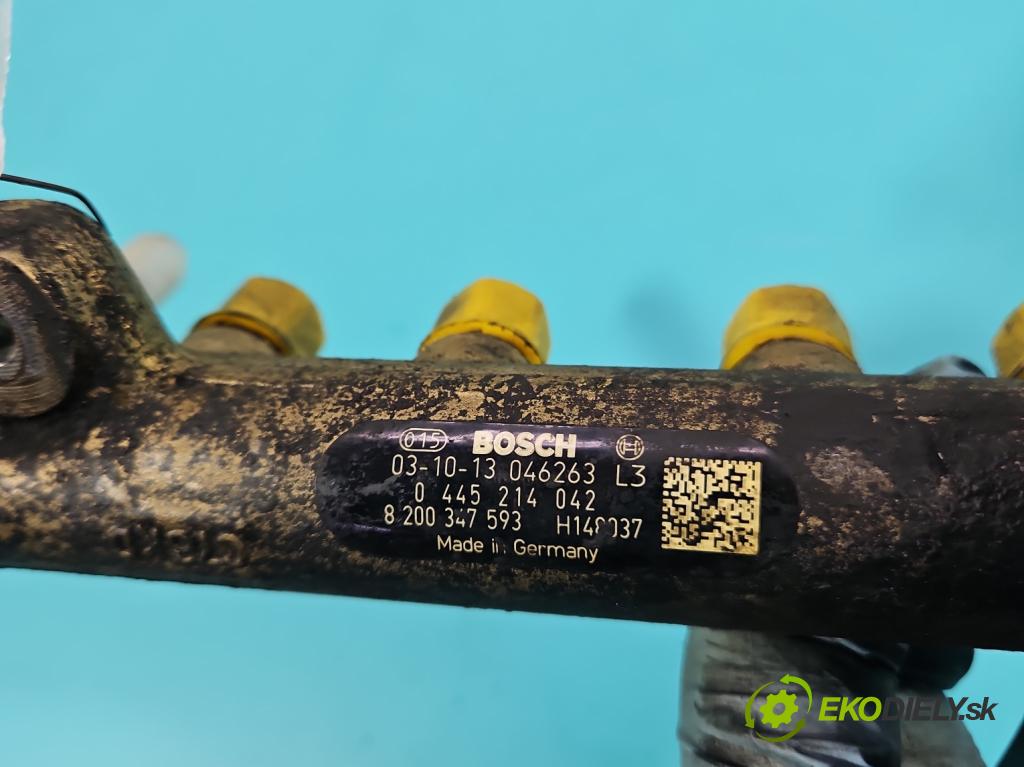 Renault Master II 1998-2010 2.5 dci 120 HP manual 88 kW 2499 cm3 5- lišta vstrekovacia 0445214042 (Vstrekovacie lišty)