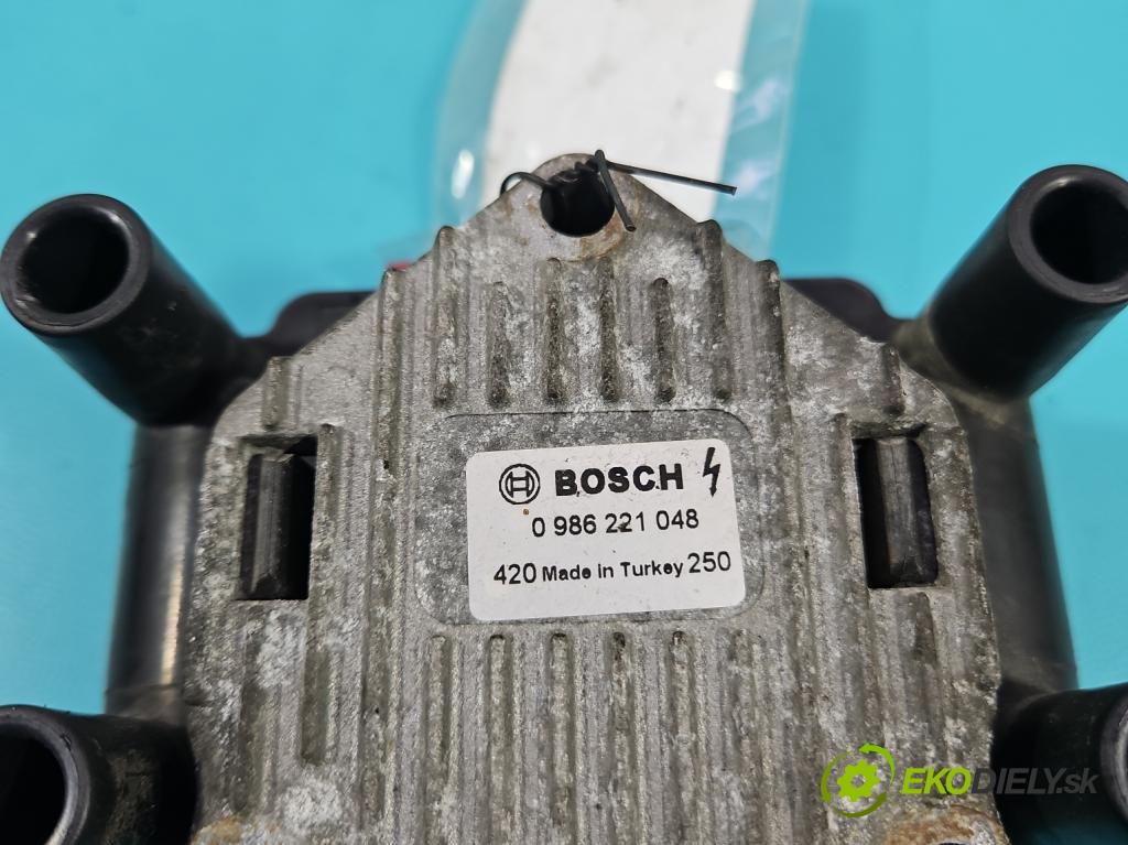 Seat Cordoba I 1993-2002 1.4 mpi 60 HP manual 44 kW 1390 cm3 4- cievka zapaľovacia 0986221048 (Zapaľovacie cievky, moduly)