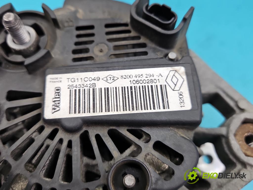 Renault Laguna II 2001-2007 2.0 16V 135 HP manual 99 kW 1998 cm3 5- Alternator 8200495294 (Alternátory)