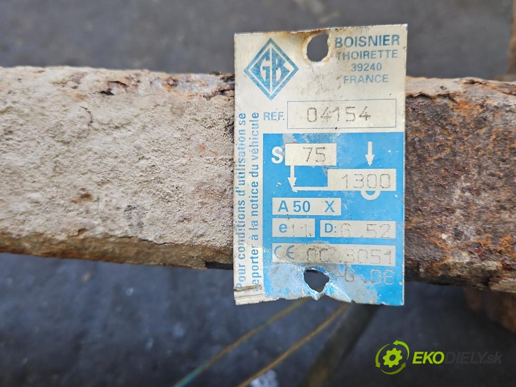 Citroen Berlingo I 1996-2008 1.9d 69KM manual 51 kW 1868 cm3 5- oko tažné  (Tažná zařízení)