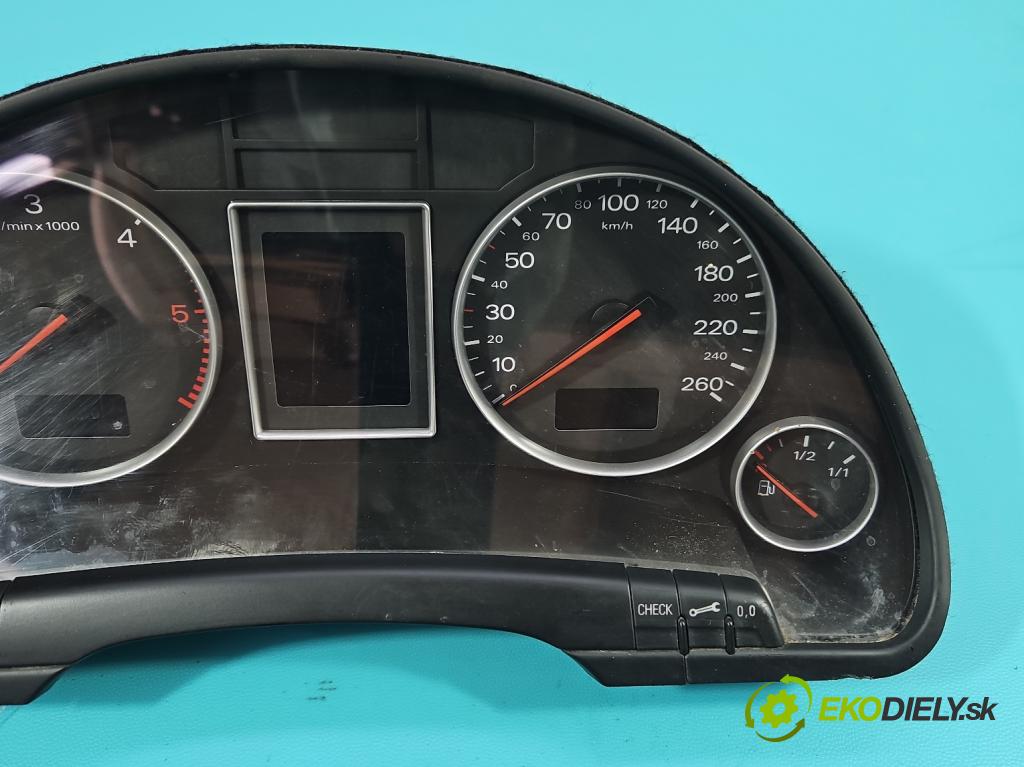 Audi A4 B6 2000-2004 1.9 tdi 131 HP manual 96 kW 1896 cm3 4- prístrojovka/ budíky 0263626020 (Prístrojové dosky, displeje)