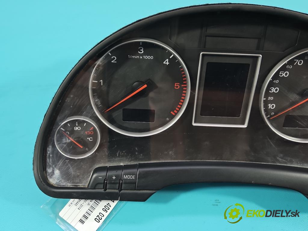 Audi A4 B6 2000-2004 1.9 tdi 131 HP manual 96 kW 1896 cm3 4- prístrojovka/ budíky 0263626020 (Prístrojové dosky, displeje)