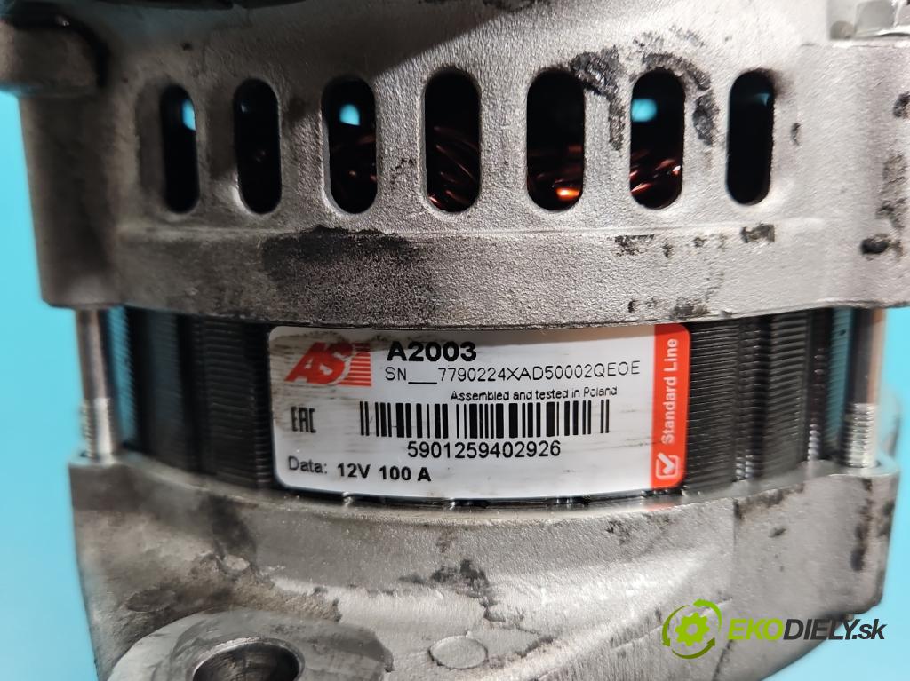 Opel Astra II 1998-2009 1.7 dti 75 HP manual 55 kW 1686 cm3 5- Alternator  (Alternátory)