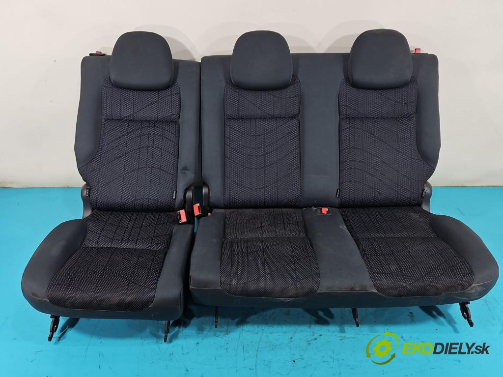 Peugeot Partner II 2008-2018 1.6 hdi 90 HP manual 66,2 kW 1560 cm3 5- Pohovka: zadné  (Sedačky, sedadlá)