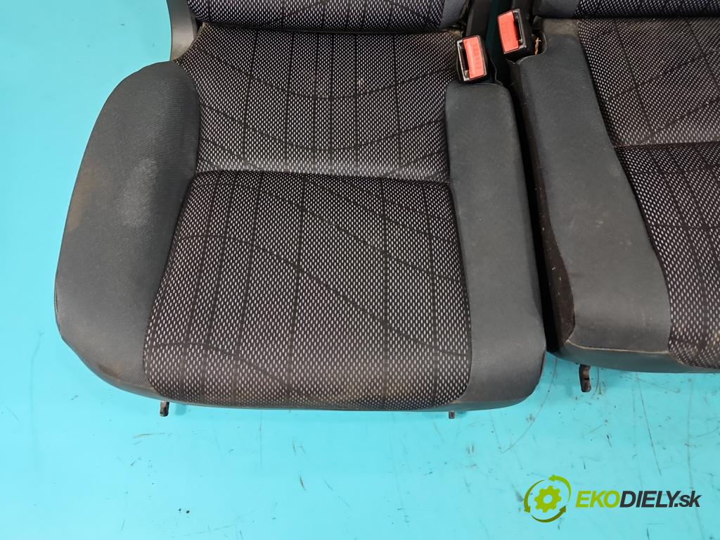 Peugeot Partner II 2008-2018 1.6 hdi 90 HP manual 66,2 kW 1560 cm3 5- Pohovka: zadné  (Sedačky, sedadlá)