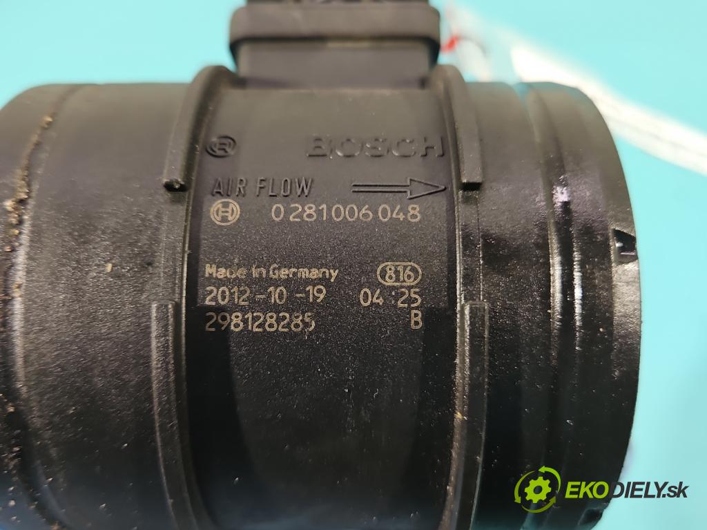 Alfa romeo 159 2.4 jtd 200 HP automatic 147 kW 2387 cm3 5- průtokoměr: 0281006048 (Váhy vzduchu)