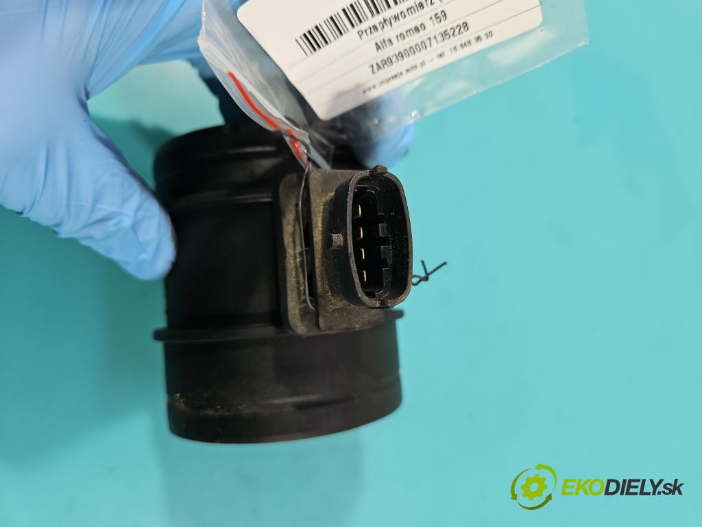 Alfa romeo 159 2.4 jtd 200 HP automatic 147 kW 2387 cm3 5- průtokoměr: 0281006048 (Váhy vzduchu)