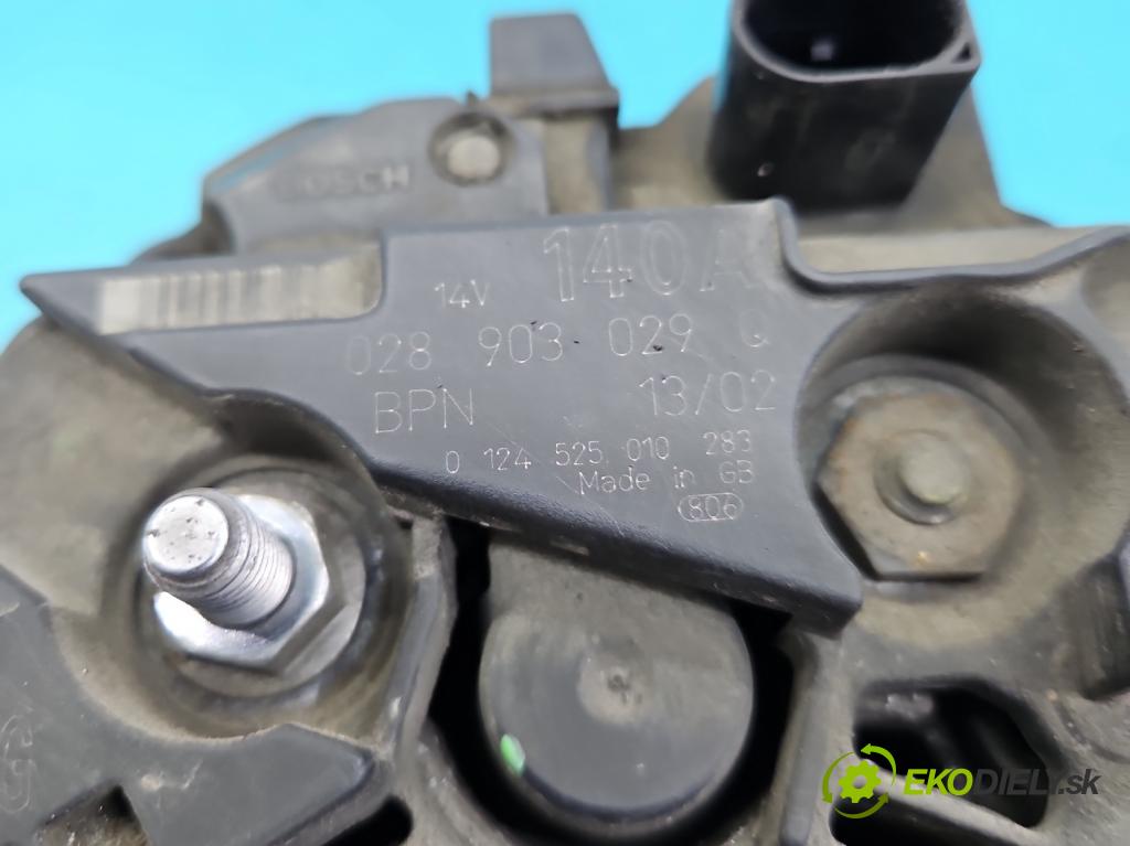 Audi A4 B6 2000-2004 1.9 tdi 131 HP manual 96 kW 1896 cm3 4- Alternator 028903029Q (Alternátory)