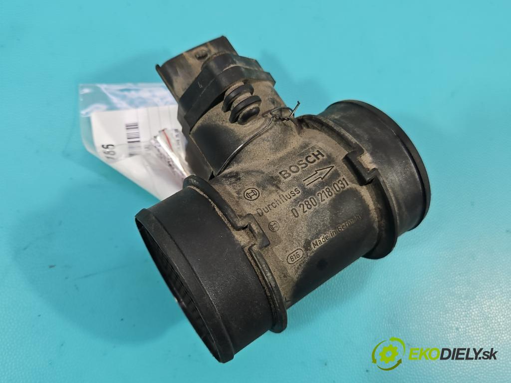 Opel Corsa C 2000-2006 1.0 12V 58 HP manual 43 kW 973 cm3 3- průtokoměr: 0280218031 (Váhy vzduchu)