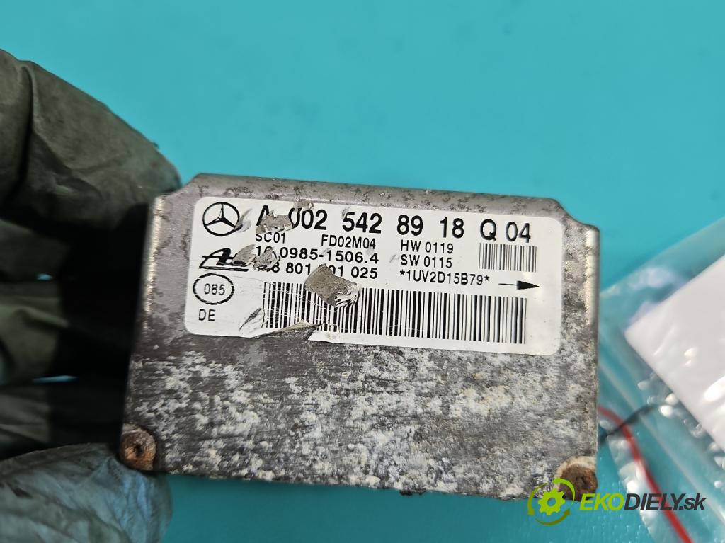 Mercedes C W203 2000-2007 2.0 kompressor 163 hp automatic 120 kW 1998 cm3 3- snímač ESP A0025428918