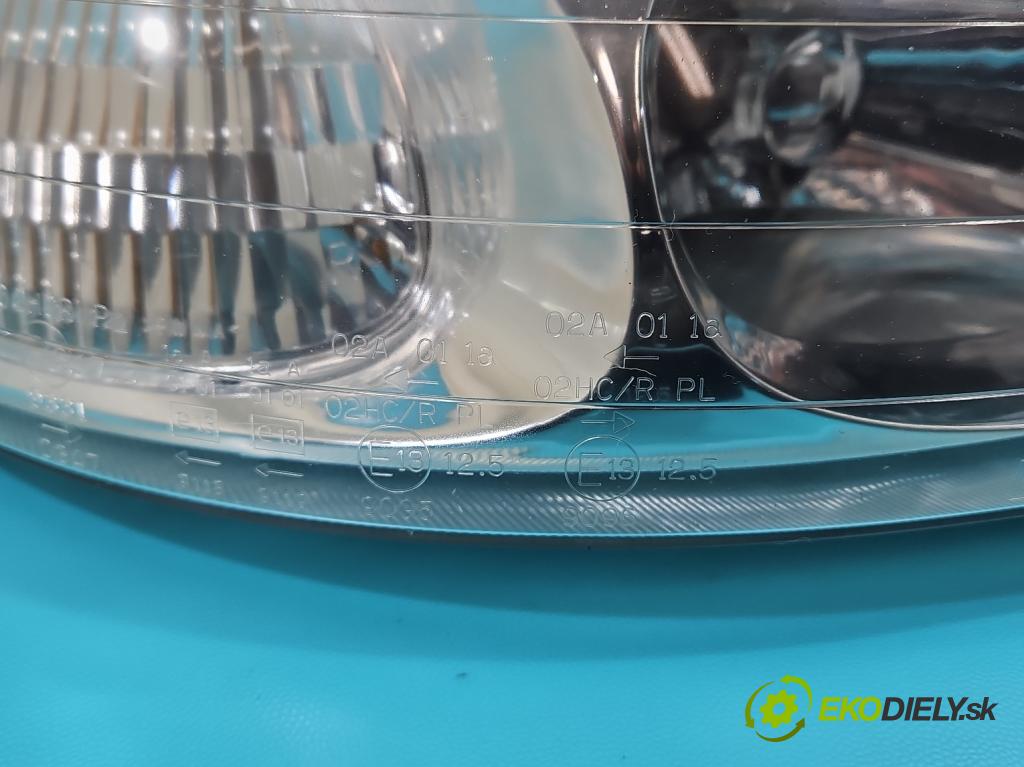 Daewoo Nubira I 1997-1999 1.6 16V 106 HP manual 78 kW 1598 cm3 4- Reflektor: pravý (Pravé)