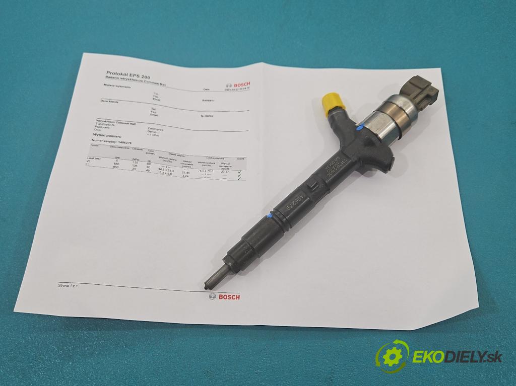 Toyota Corolla E12 2001-2009 2.0 D4D 90 hp manual 66 kW 1995 cm3 5- vstřikovač 23670-27020 (Vstřikovač paliva)