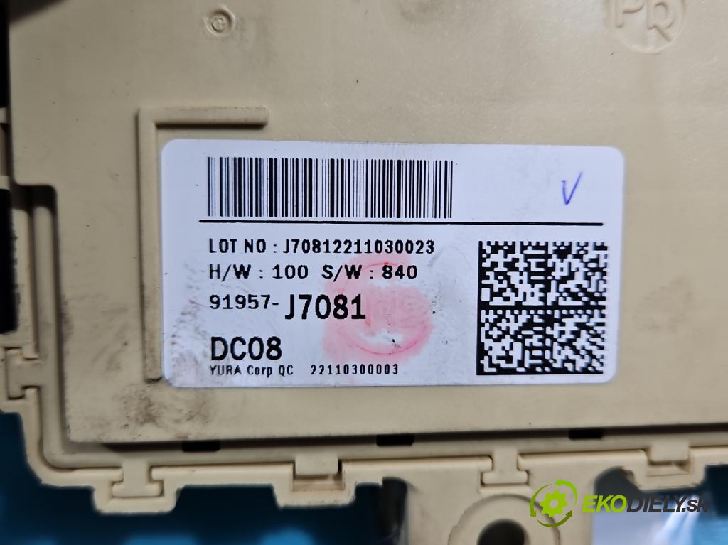 Kia Ceed III 2018- 1.5 160 hp automatic 117,5 kW 1482 cm3 5- skříňka pojistková 91957-J7081 (Pojistkové skříňky)