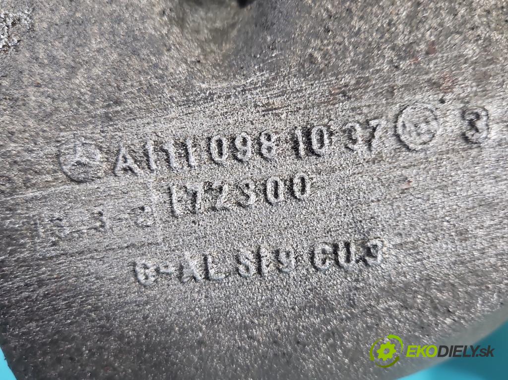 Mercedes C W203 2000-2007 2.0 kompressor 163 hp automatic 120 kW 1998 cm3 3- Turbodmychadlo A1110981037 (Turbodúchadla (kompletní))