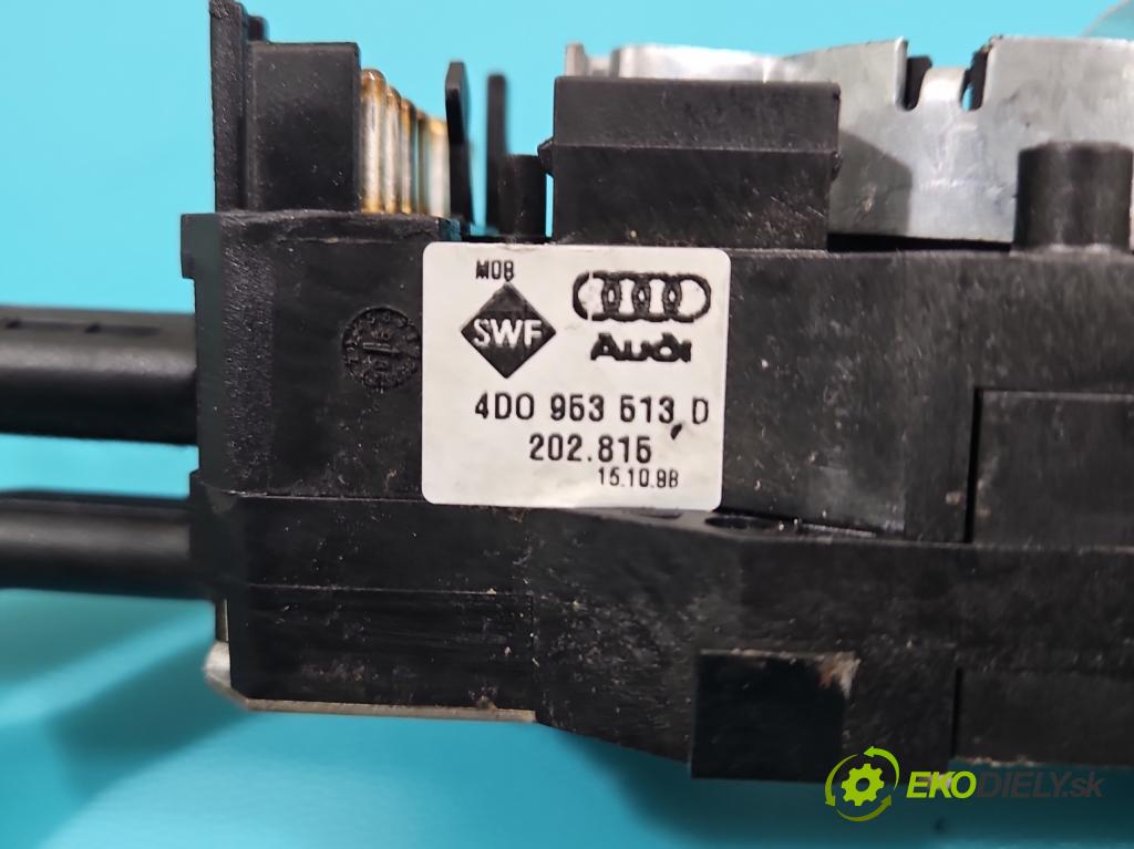 Audi A4 B5 1994-2001 1.6 101 HP manual 74 kW 1595 cm3 4- prepínač komplex: 4D0953513D (Prepínače, spínače, tlačidlá a ovládače kúrenia)