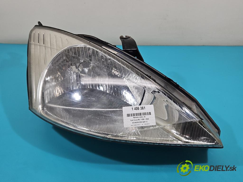 Ford Focus Mk1 1998-2004 1.8 16v 116 HP manual 85 kW 1796 cm3 5- Reflektor: pravý (Pravé)