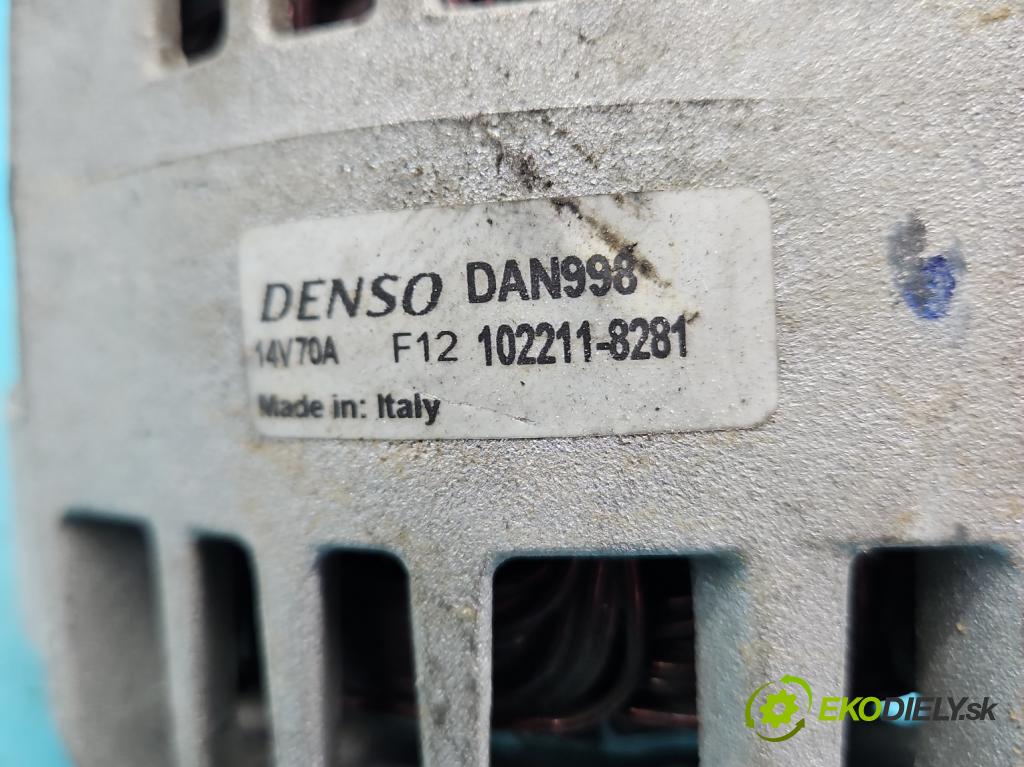 Fiat Punto Grande 1.4 8V 77 HP manual 57 kW 1368 cm3 5- Alternator 102211-8281 (Alternátory)