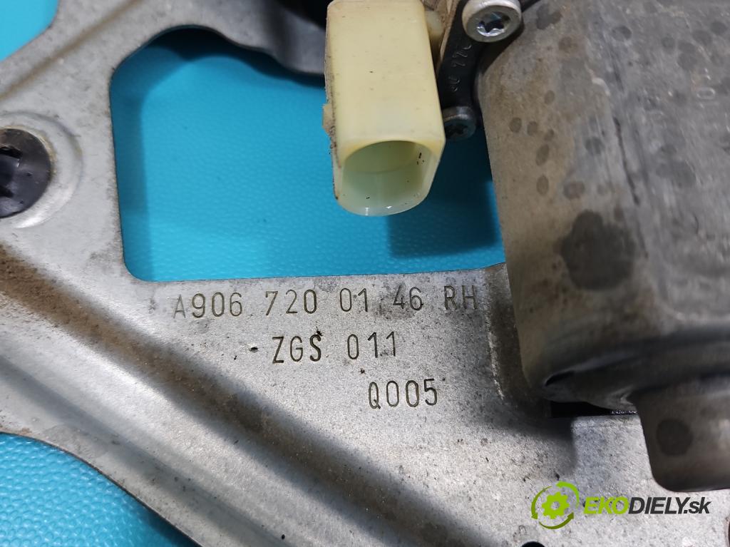 Vw Crafter 2006-2016 2.5 tdi 109 hp manual 80 kW 2461 cm3 5- mechanismus stahování přední pravý A9067200146RH