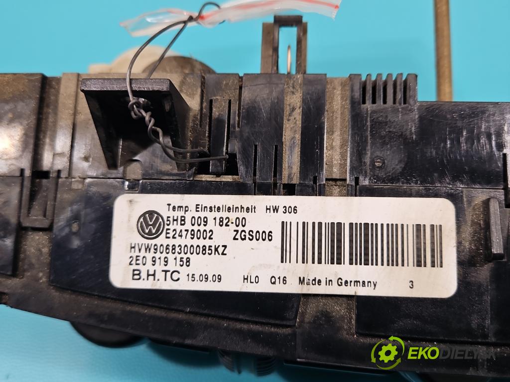 Vw Crafter 2006-2016 2.5 tdi 109 HP manual 80 kW 2461 cm3 5- panel kúrenia 5HB009182
