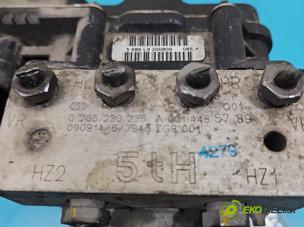 Vw Crafter 2006-2016 2.5 tdi 109 HP manual 80 kW 2461 cm3 5- čerpadlo abs 0265950940 (Pumpy ABS)