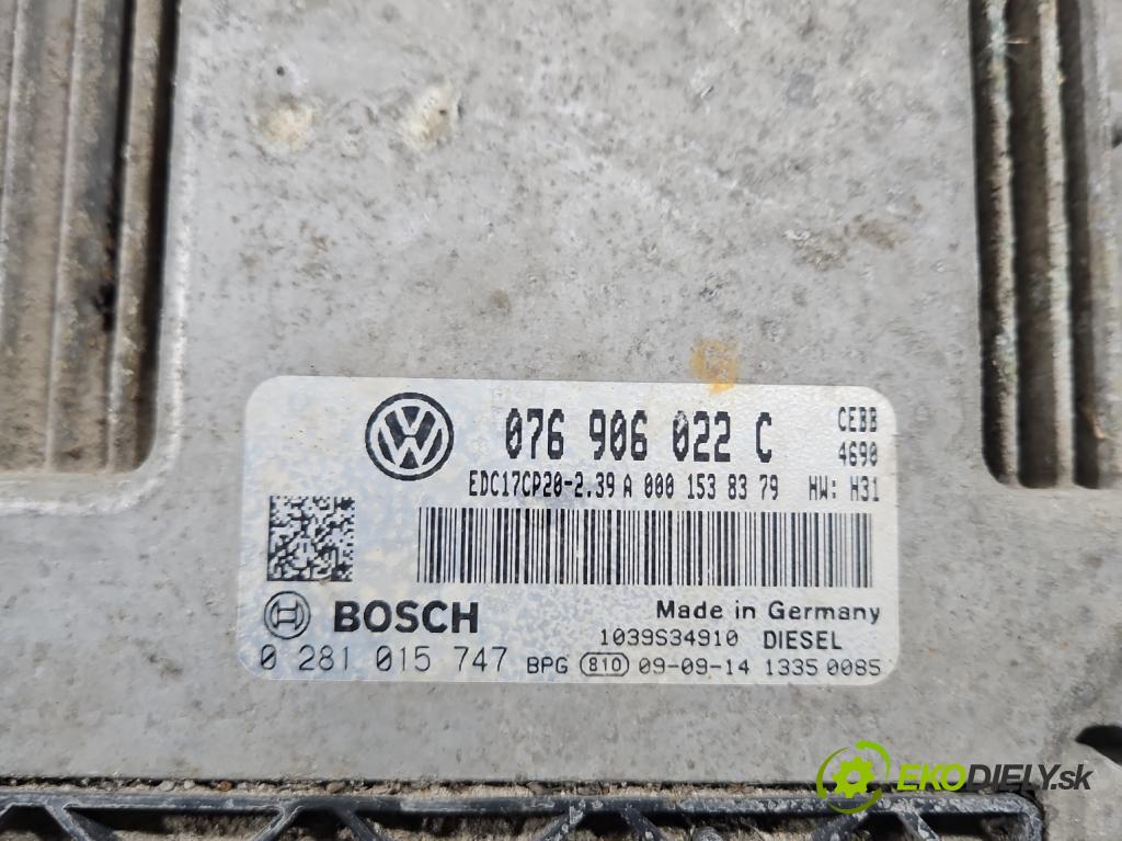 Vw Crafter 2006-2016 2.5 tdi 109 HP manual 80 kW 2461 cm3 5- riadiaca jednotka motora 076906022C