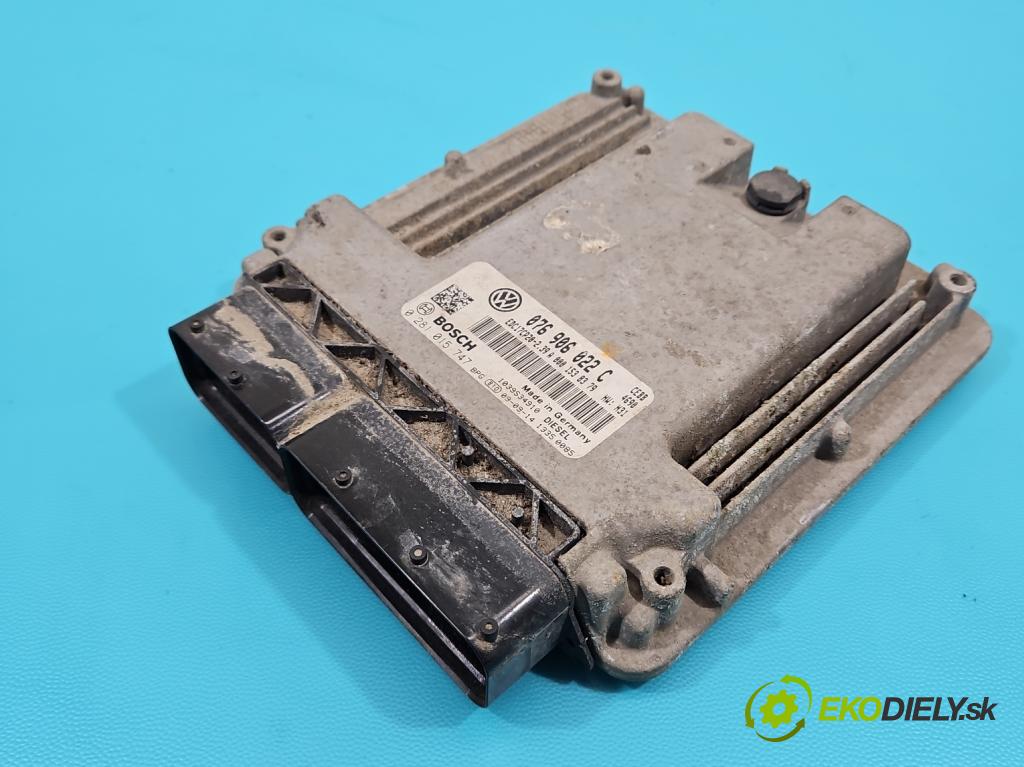 Vw Crafter 2006-2016 2.5 tdi 109 HP manual 80 kW 2461 cm3 5- riadiaca jednotka motora 076906022C