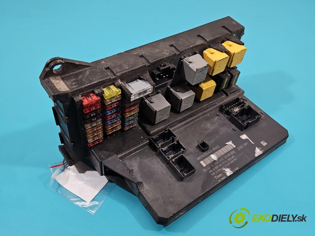 Vw Crafter 2006-2016 2.5 tdi 109 hp manual 80 kW 2461 cm3 5- skříňka pojistková A9065453301 (Pojistkové skříňky)