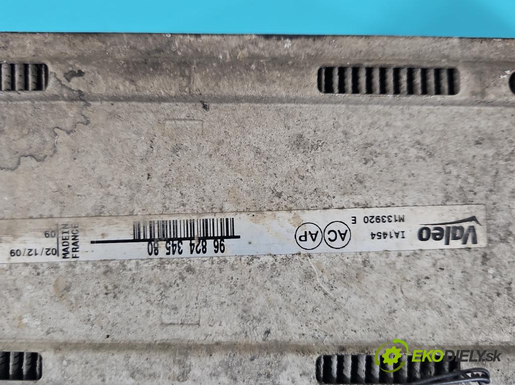 Peugeot Partner II 2008-2018 1.6 hdi 90 hp manual 66,2 kW 1560 cm3 5- Intercooler  (Chladiče nasávaného vzduchu (intercoolery))