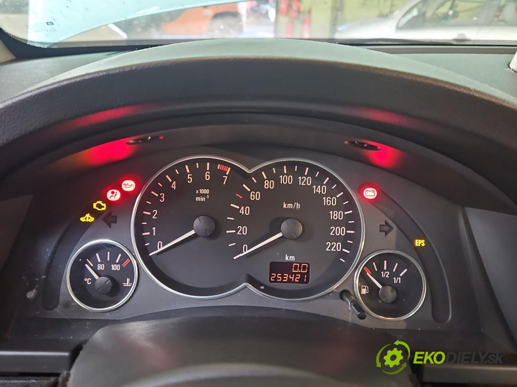 Opel Meriva A 2002-2010 1.6 16V 101 HP manual 74 kW 1598 cm3 5- riadiaca jednotka motora 12242000
