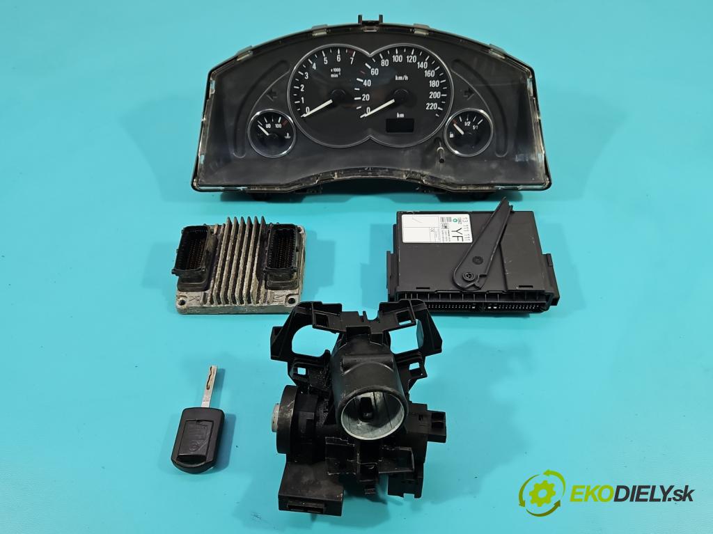 Opel Meriva A 2002-2010 1.6 16V 101 HP manual 74 kW 1598 cm3 5- riadiaca jednotka motora 12242000