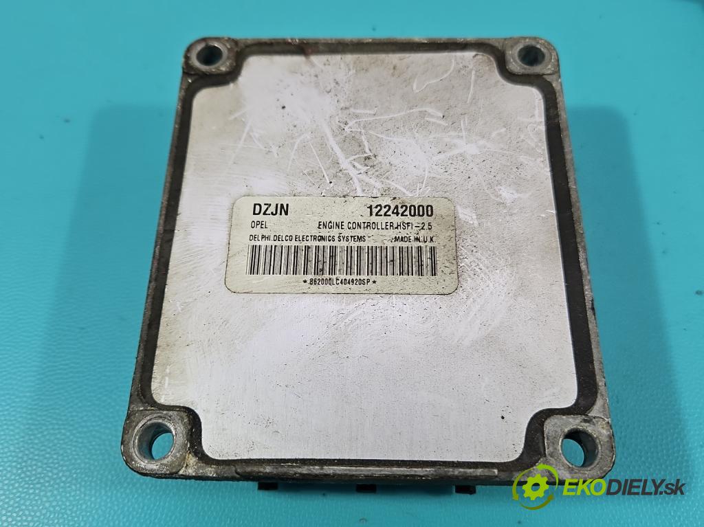 Opel Meriva A 2002-2010 1.6 16V 101 HP manual 74 kW 1598 cm3 5- riadiaca jednotka motora 12242000