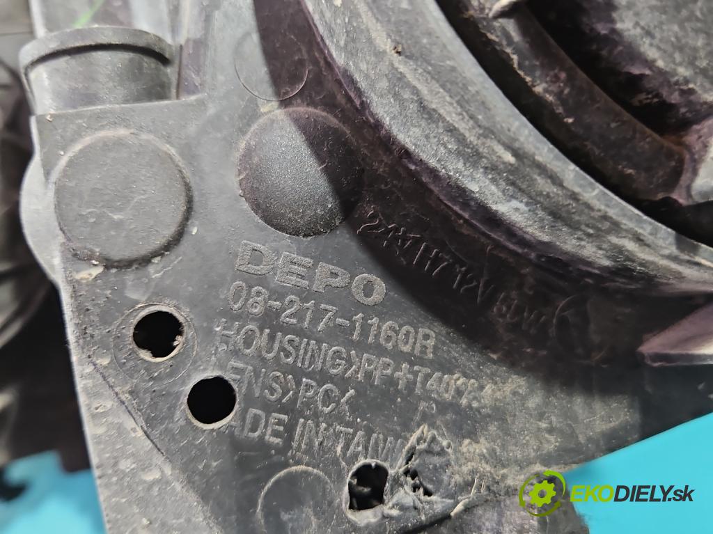 Honda Civic VIII 2006-2011 1,4.0 16V 83 HP automatic 61 kW 1339 cm3 5- Reflektor: pravý  (Pravé)