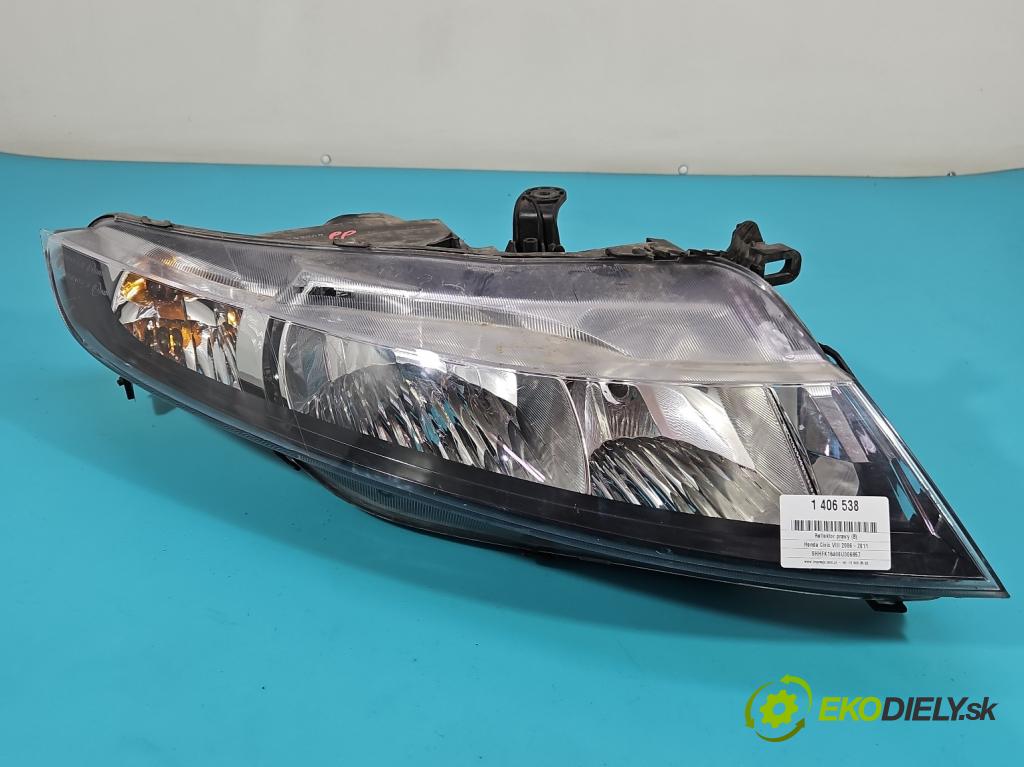 Honda Civic VIII 2006-2011 1,4.0 16V 83 HP automatic 61 kW 1339 cm3 5- Reflektor: pravý  (Pravé)