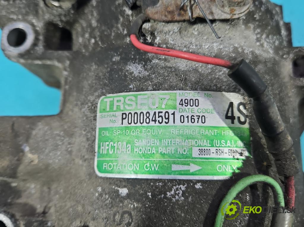 Honda Civic VIII 2006-2011 1,4.0 16V 83 hp automatic 61 kW 1339 cm3 5- Kompresor: klíma P00084591 (Kompresory)