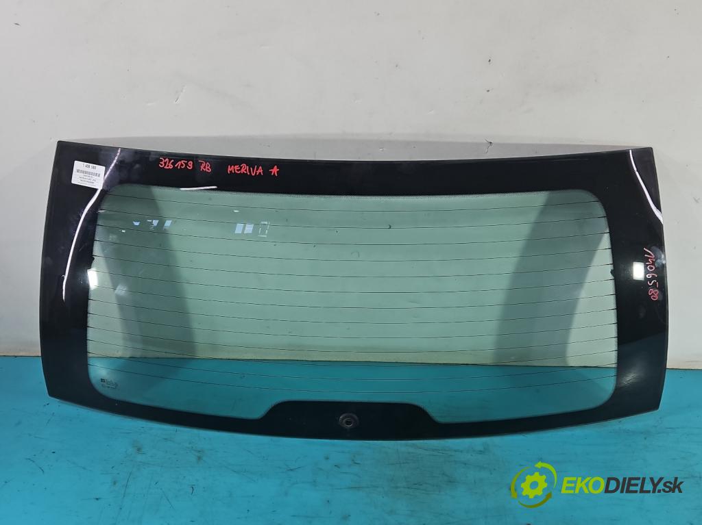 Opel Meriva A 2002-2010 1.6 16V 101 hp manual 74 kW 1598 cm3 5- sklo zadní  (Okna zadní)