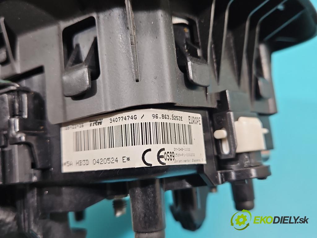 Peugeot 508 2010-2018 1.6 hdi 120 HP automatic 88 kW 1560 cm3 4- airbag vzduch: Řidiči: 96863325ZE (Airbagy)