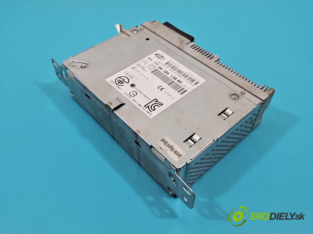 Peugeot 508 2010-2018 1.6 hdi 120 HP automatic 88 kW 1560 cm3 4- Radio originál 9818613880