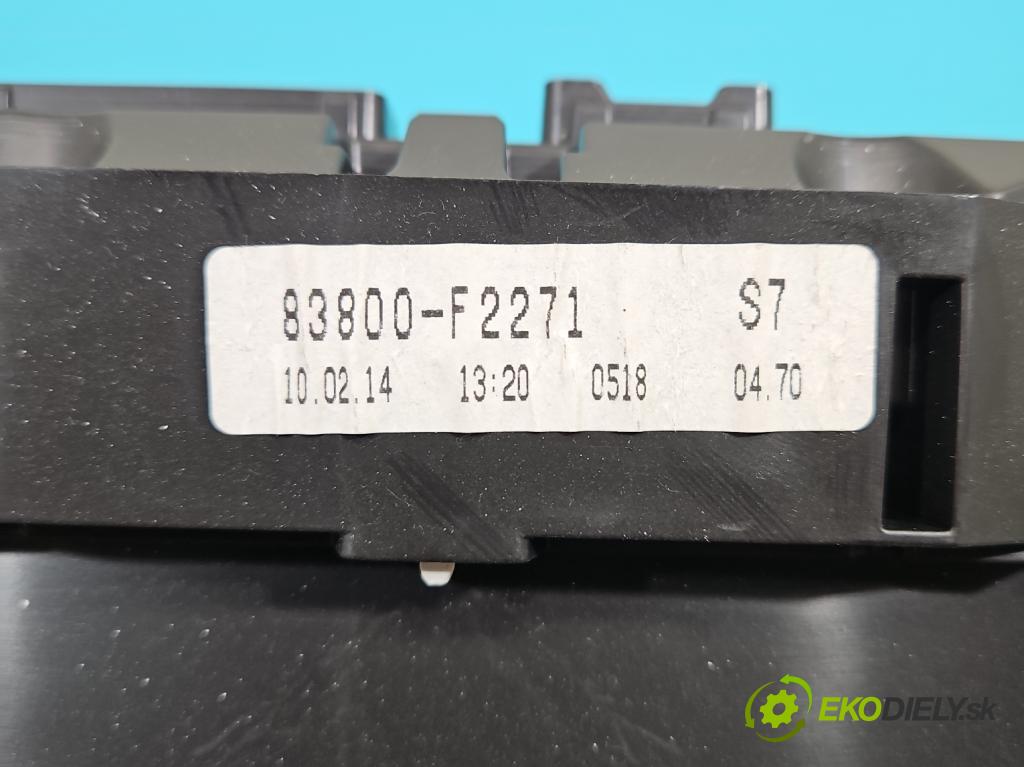 Toyota Corolla E16/E18  2013-2019 1.6 16V 132  HP manual 97 kW 1598 cm3 4- prístrojovka/ budíky 83800-F2271 (Prístrojové dosky, displeje)