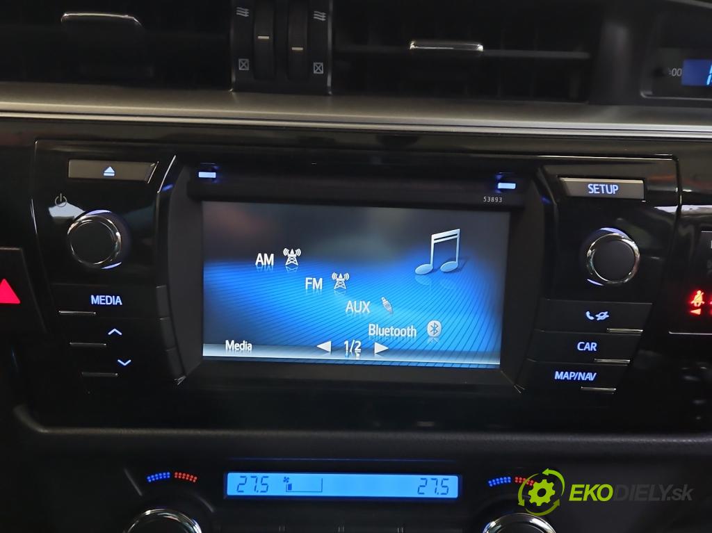 Toyota Corolla E16/E18  2013-2019 1.6 16V 132  HP manual 97 kW 1598 cm3 4- Radio originál 86140-02080