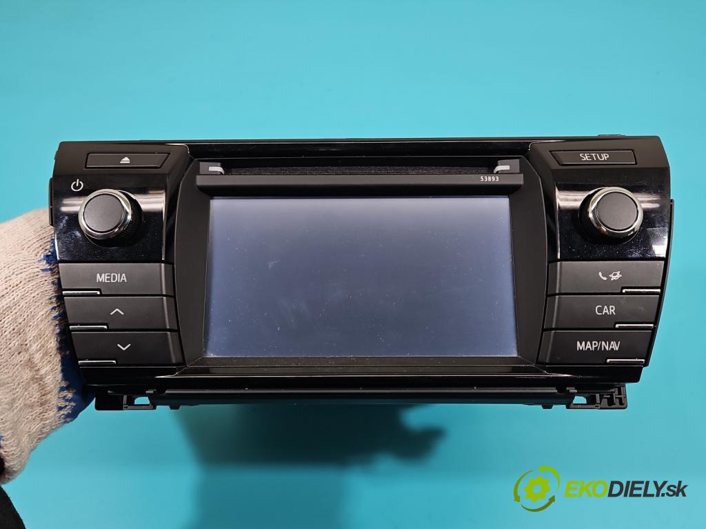 Toyota Corolla E16/E18  2013-2019 1.6 16V 132  HP manual 97 kW 1598 cm3 4- Radio originál 86140-02080