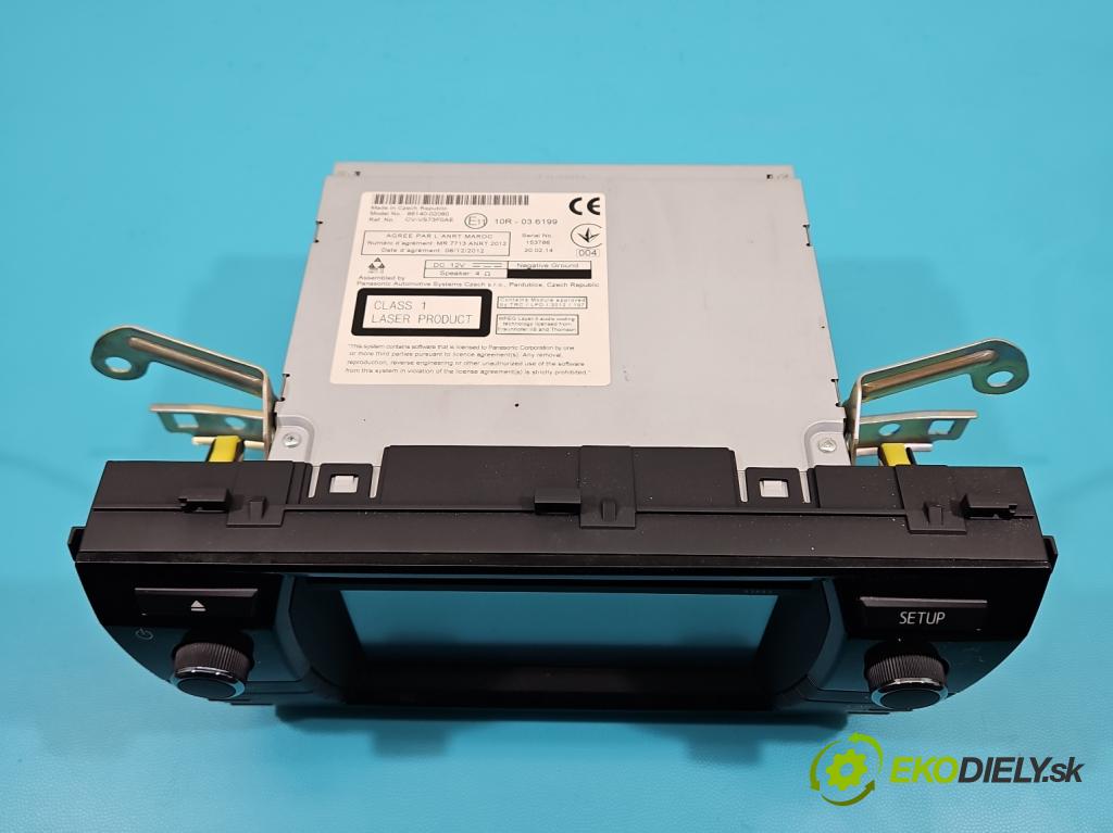 Toyota Corolla E16/E18  2013-2019 1.6 16V 132  HP manual 97 kW 1598 cm3 4- Radio originál 86140-02080