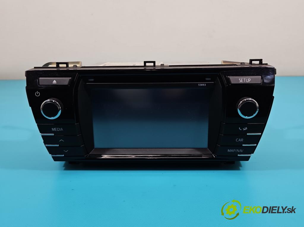 Toyota Corolla E16/E18  2013-2019 1.6 16V 132  HP manual 97 kW 1598 cm3 4- Radio originál 86140-02080
