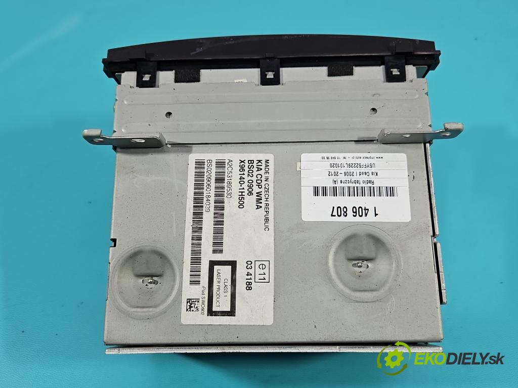 Kia Ceed I 2006-2012 1.6 16V 129 HP manual 95 kW 1591 cm3 5- Radio originál X96140-1H500