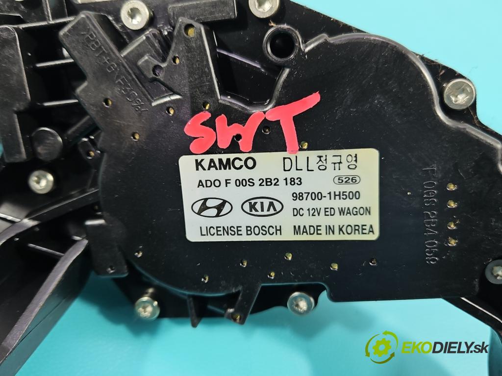 Kia Ceed I 2006-2012 1.6 16V 129 hp manual 95 kW 1591 cm3 5- motor stěrače zadní 98700-1H500