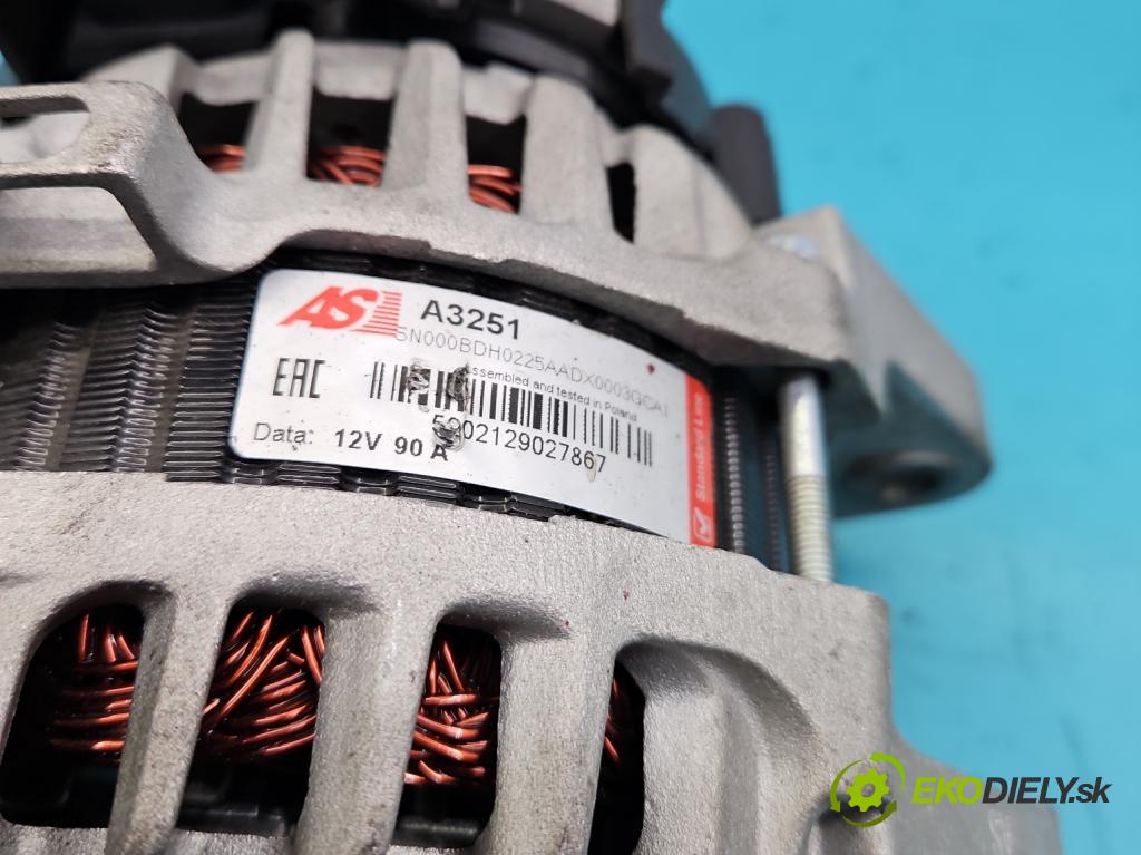 Kia Ceed I 2006-2012 1.6 16V 129 HP manual 95 kW 1591 cm3 5- Alternator  (Alternátory)