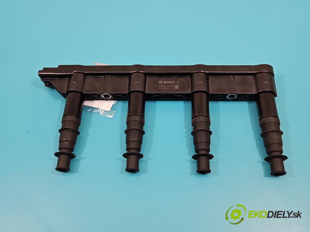 Peugeot 207 1.4 16V 88 HP manual 65 kW 1360 cm3 5- cievka zapaľovacia 098622A205 (Zapaľovacie cievky, moduly)