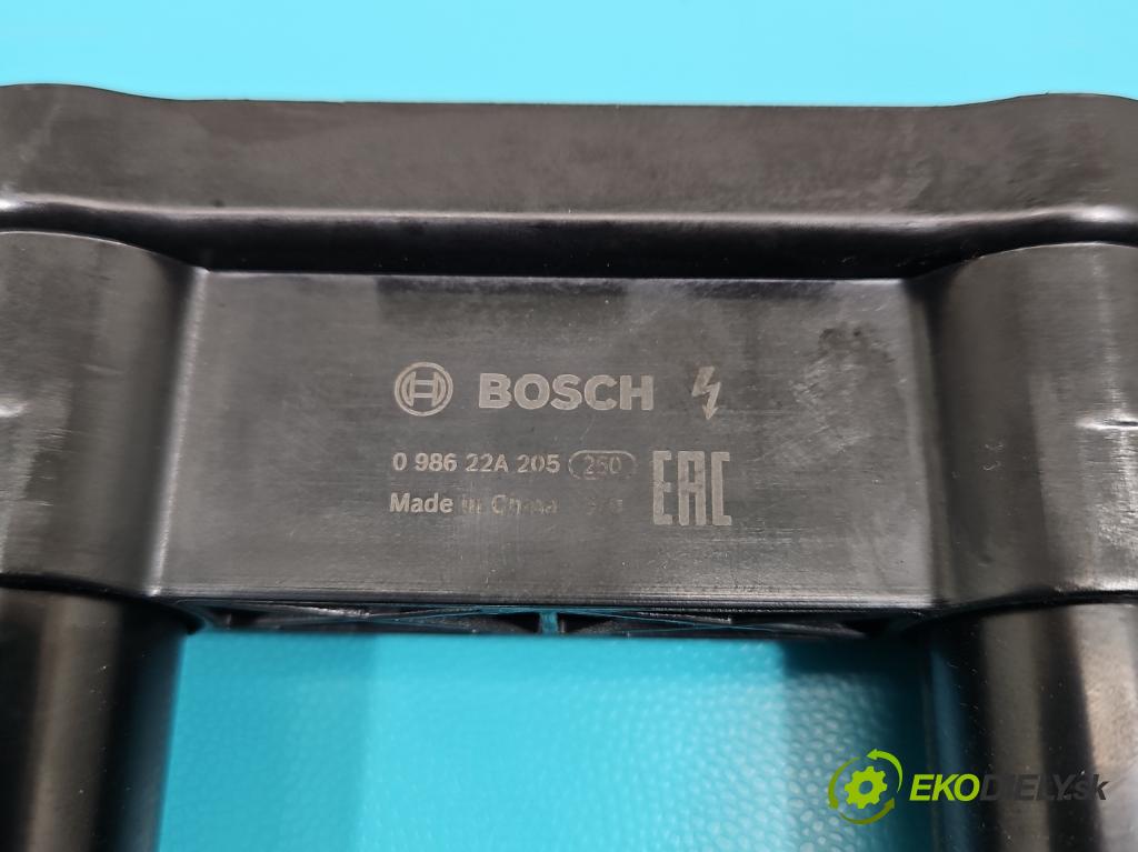 Peugeot 207 1.4 16V 88 HP manual 65 kW 1360 cm3 5- cievka zapaľovacia 098622A205 (Zapaľovacie cievky, moduly)