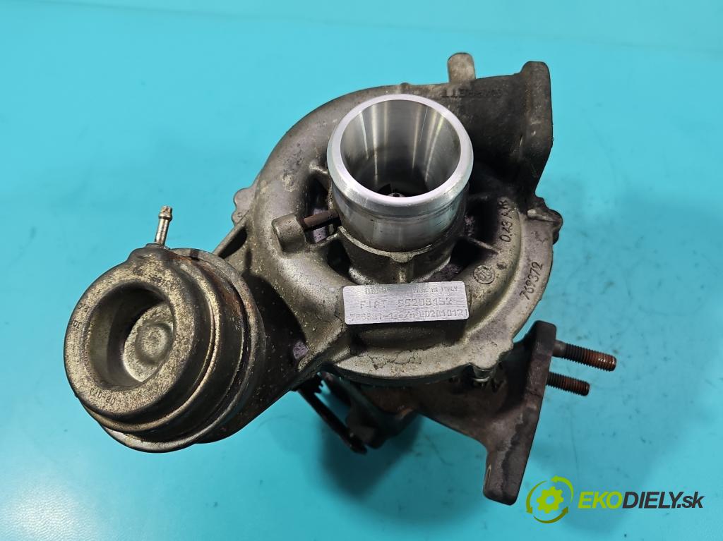 Fiat Bravo II 2007-2014 1.6 jtd 90 hp manual 66 kW 1598 cm3 5- Turbodmychadlo 766891-1 (Turbodúchadla (kompletní))