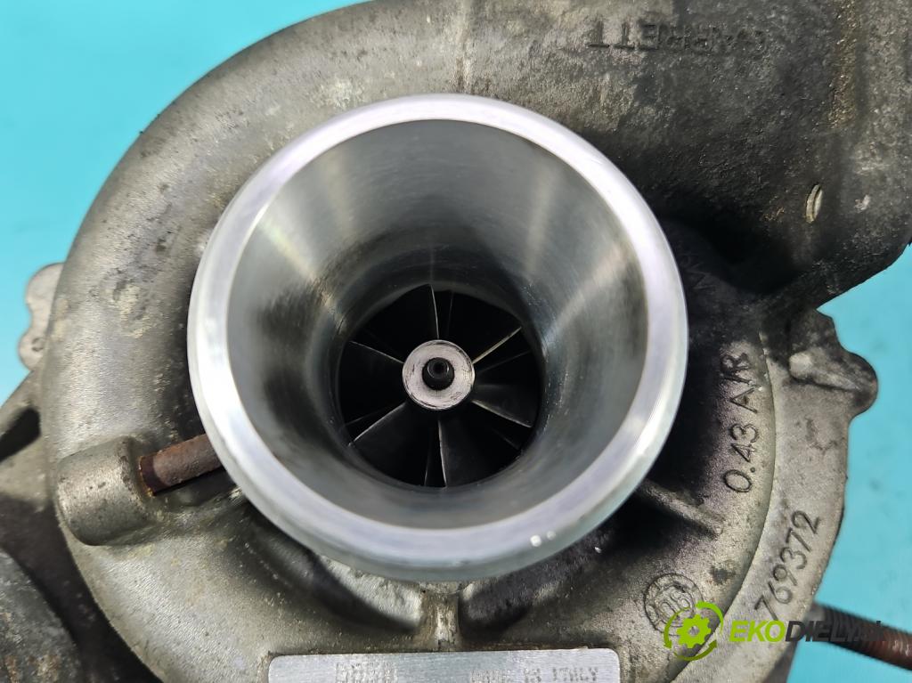 Fiat Bravo II 2007-2014 1.6 jtd 90 hp manual 66 kW 1598 cm3 5- Turbodmychadlo 766891-1 (Turbodúchadla (kompletní))