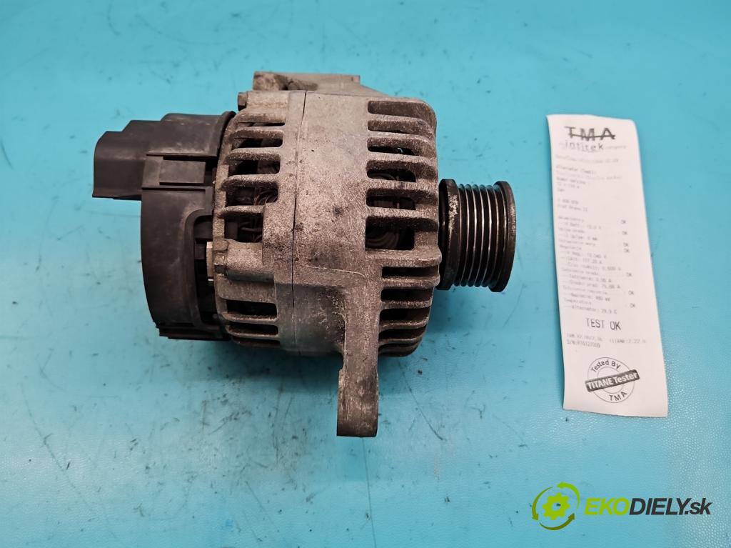 Fiat Bravo II 2007-2014 1.6 jtd 90 HP manual 66 kW 1598 cm3 5- Alternator 51764265 (Alternátory)